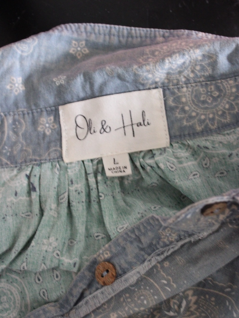 Oli & Hali Patchwork Bandana Print Tiered Maxi Dress Size L Fits XL–2XL - Picture 5 of 7
